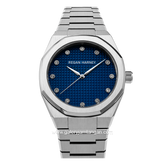 REGAN HARNEY MOISSANITE REGAL RH010-03 Silver Dial Blue Stainless Steel